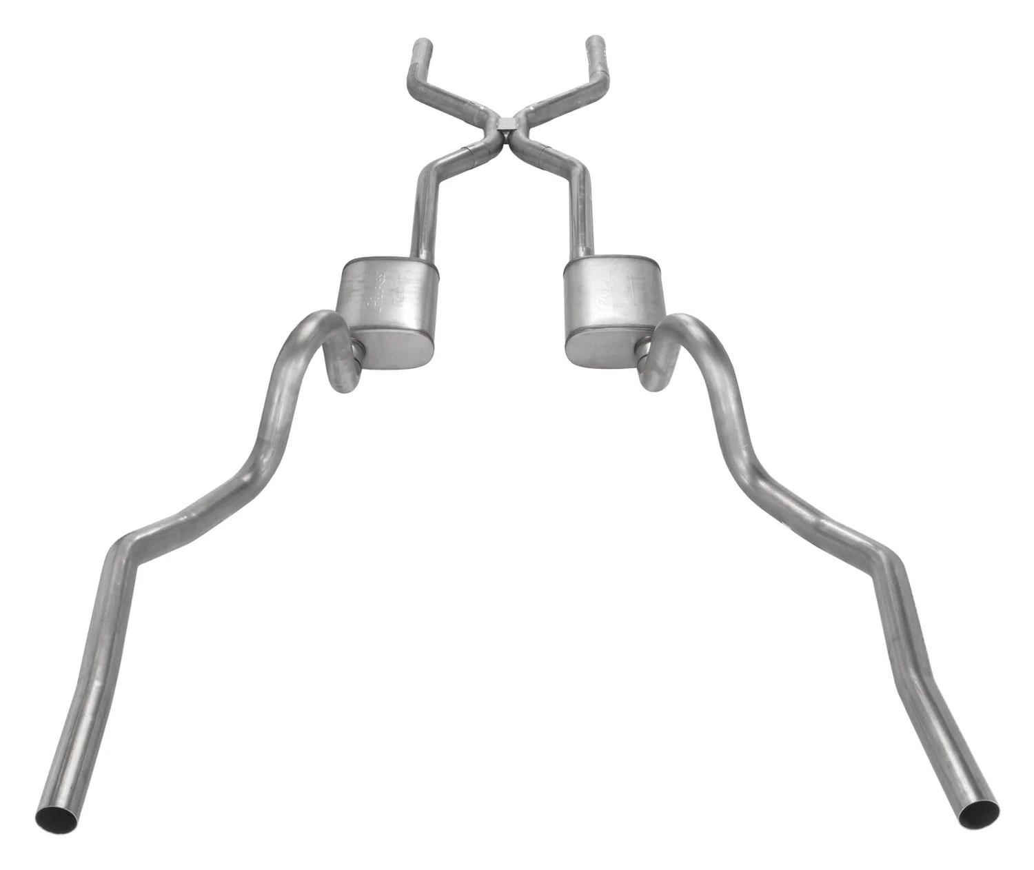 Crossmember Back w_H-Pipe Exhaust System 64-72 A-Body